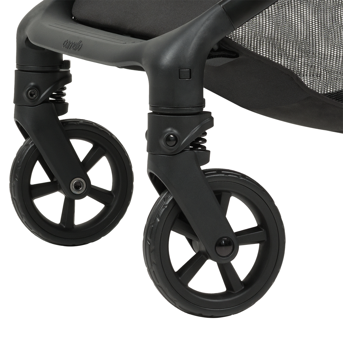Passeggino Atom S 2025 ruote anteriori