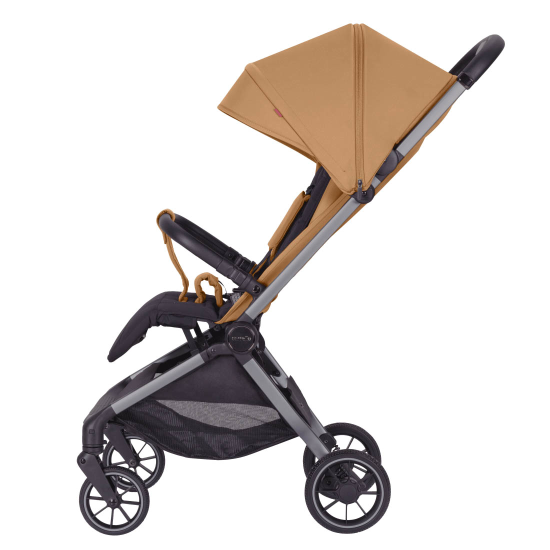 Passeggino Atom M 2025 regolazione meccanica dello schienale.