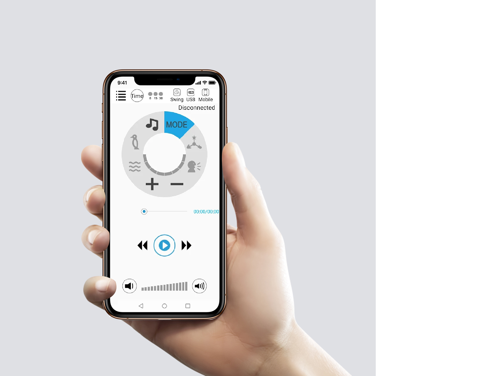 Sedia a dondolo Cascata 3