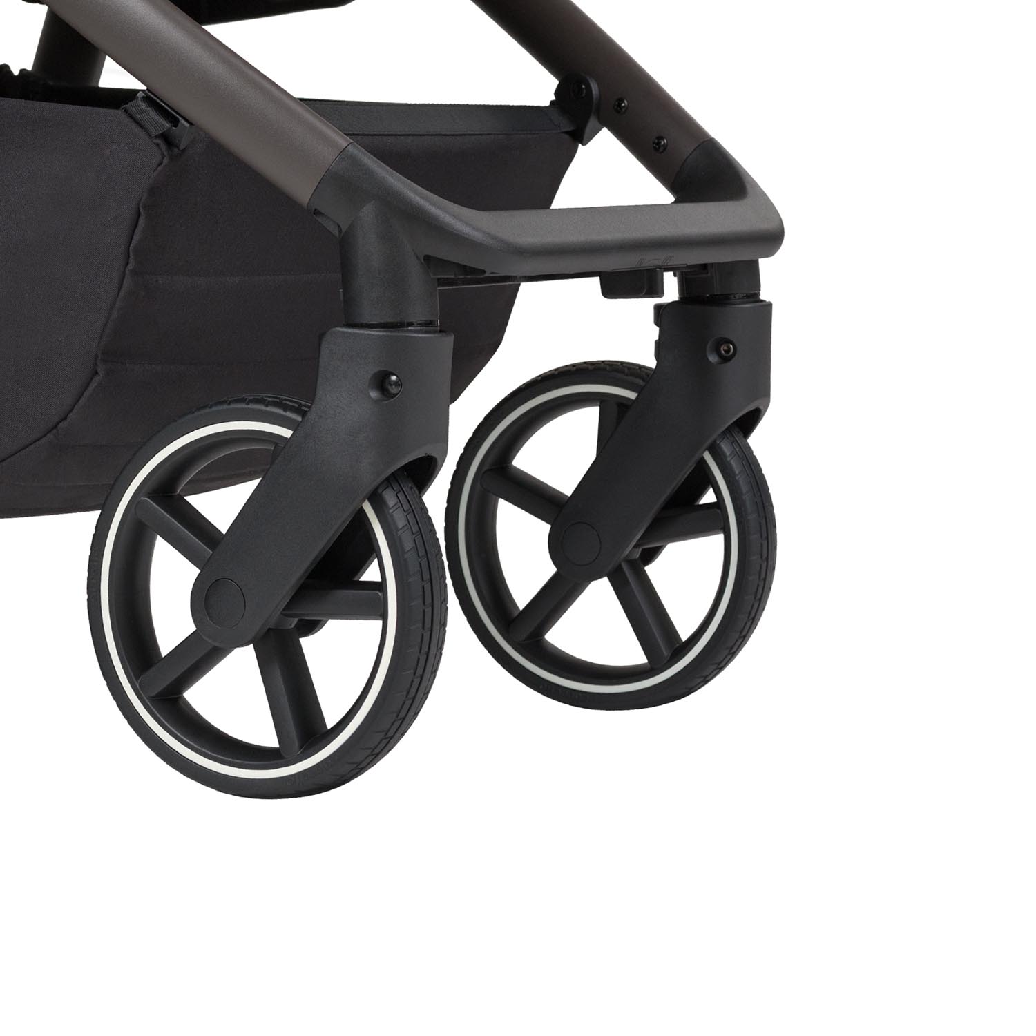 Passeggino Bravo SL Deluxe 2025 ruote anteriori con funzione di bloccaggio automatico